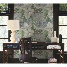 Kép 3/5 - York Egzotikus kék vlies tapéta jaguárral Namiri Blue 68,58 cm X 8,22 m