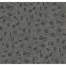 Kép 1/6 - York Fekete modern vlies tapéta kígyózó mintával Ophidia Black 68,58 cm X 8,22 m