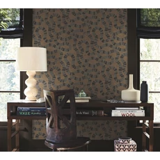 Kép 3/6 - York Barna modern vlies tapéta kígyózó mintával Ophidia Brown 68,58 cm X 8,22 m