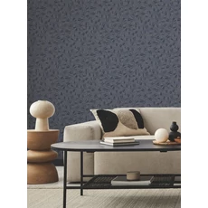 Kép 2/6 - York Kék modern vlies tapéta kígyózó mintával Ophidia Navy 68,58 cm X 8,22 m