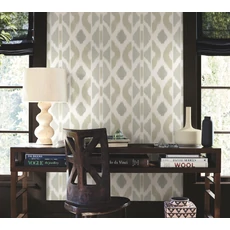 Kép 3/5 - York Ikat mintás bézs vlies tapéta Patan Beige 68,58 cm X 8,22 m