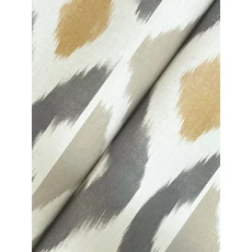 Kép 5/5 - York Ikat mintás sárga-szürke vlies tapéta Patan Taupe 68,58 cm X 8,22 m