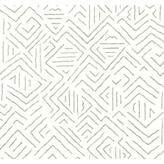 Kép 1/6 - York Geometriai mintás zöld vlies tapéta Sirih Sage 68,58 cm  X 8,22 m
