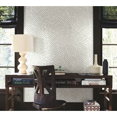 Kép 3/6 - York Geometriai mintás zöld vlies tapéta Sirih Sage 68,58 cm  X 8,22 m