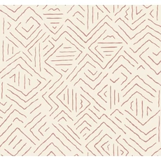 Kép 1/6 - York Geometriai mintás terrakotta vlies tapéta Sirih Sedona 68,58 cm  X 8,22 m