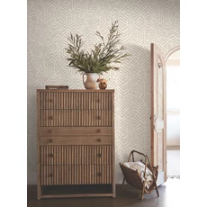 Kép 2/6 - York Geometriai mintás terrakotta vlies tapéta Sirih Sedona 68,58 cm  X 8,22 m