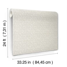 Kép 4/6 - York Vonalrajzos modern szürke szizál tapéta Thatched Grey 84,45 cm X 7,31 m