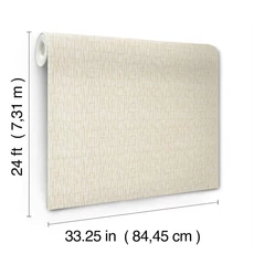 Kép 4/6 - York Vonalrajzos modern bézs szizál tapéta Thatched Taupe 84,45 cm X 7,31 m