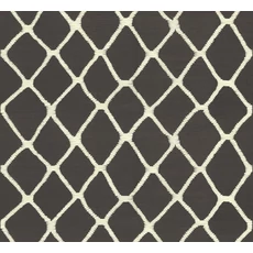 Kép 1/7 - York Geometriai mintás szizál fekete-fehér tapéta Tonga Black & White 91,44 cm X 7,31 m