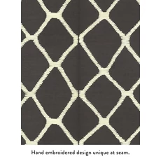 Kép 6/7 - York Geometriai mintás szizál fekete-fehér tapéta Tonga Black & White 91,44 cm X 7,31 m