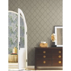 Kép 2/7 - York Geometriai mintás szizál barna tapéta Tonga Taupe 91,44 cm X 7,31 m