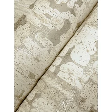 Kép 4/7 - York Parafa hatású modern bézs vlies tapéta metál fénnyel Pop The Cork Stone 68,58 cm X 8,22 m
