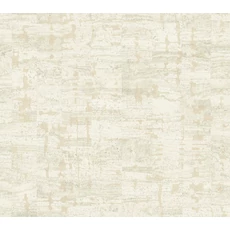 Kép 1/7 - York Parafa hatású modern törtfehér vlies tapéta metál fénnyel Pop The Cork White 68,58 cm X 8,22 m