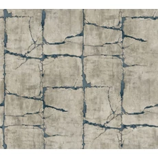 Kép 1/7 - York Kőhatású kék-szürke vlies tapéta Mojave Navy 68,58 cm X 8,22 m