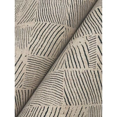 Kép 4/7 - York Faerezetes modern barna-fekete vlies tapéta Woodcut Black-Linen 68,58 cm X 8,22 m