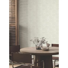 Kép 2/7 - York Faerezetes modern világosszürke vlies tapéta Woodcut Grey-White 68,58 cm X 8,22 m