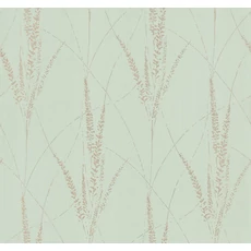 Kép 1/7 - York Kalász mintás zöld vlies tapéta arany részletekkel Graceful Willow Lagoon 68,58 cm X 8,22 m