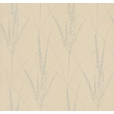 Kép 1/7 - York Kalász mintás bézs vlies tapéta arany részletekkel Graceful Willow Putty 68,58 cm X 8,22 m