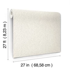 Kép 5/7 - York Üveggyöngyös csillogó bézs vlies tapéta Dew Drop Beige 68,58 cm X 8,22 m