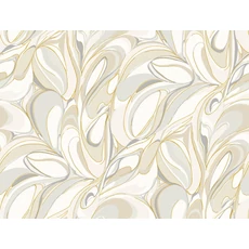 Kép 1/7 - York Absztrakt mintás bézs vlies tapéta arany részletekkel Achate Beige Grey 68,58 cm X 8,22 m