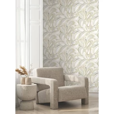 Kép 2/7 - York Absztrakt mintás bézs vlies tapéta arany részletekkel Achate Beige Grey 68,58 cm X 8,22 m