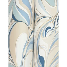 Kép 4/7 - York Absztrakt mintás kék vlies tapéta arany részletekkel Achate Blue 68,58 cm X 8,22 m