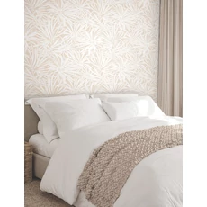 Kép 2/7 - York Modern virágmintás rózsaszín vlies tapéta Floral Canopy Blush 68,58 cm X 8,22 m