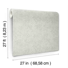 Kép 5/7 - York Hullám mintás szürke vlies tapéta Ocean Jasper Grey 68,58 cm X 8,22 m