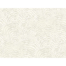 Kép 1/7 - York Hullám mintás fehér-bézs vlies tapéta Ocean Jasper White 68,58 cm X 8,22 m