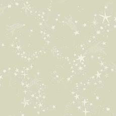 Kép 1/4 - York Csillagos zöld vlies gyerek tapéta Stjärnhimmel Light Green 53 cm X 10 m