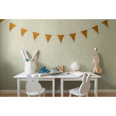 Kép 2/4 - York Csillagos zöld vlies gyerek tapéta Stjärnhimmel Light Green 53 cm X 10 m