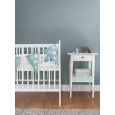 Kép 2/4 - York Vászon hatású kék vlies tapéta Väva Blalera 53 cm X 10 m