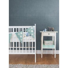 Kép 2/4 - York Vászon hatású kék vlies tapéta Väva Vinterbla 53 cm X 10 m