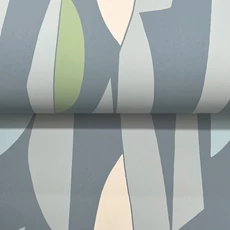 Kép 6/7 - York Geometriai mintás kék vlies tapéta Balance Mineral 68,58 cm X 8,22 m