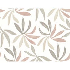 Kép 1/7 - York Modern levélmintás pasztell barna vlies tapéta Little Garden Nude Blush 68,58 cm X 8,22 m
