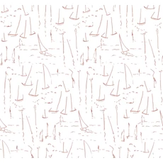 Kép 1/7 - York Vitorlásokat ábrázoló modern piros vlies tapéta Vermillion Coast Vermillion 68,58 cm X 8,22 m