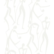 Kép 1/7 - York Táncoló alakok gyöngyházas fehér vlies tapéta Joyful Dancers Pearl 52 cm X 10 m