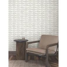 Kép 2/7 - York Geometriai mintás szürke vlies tapéta Modernist Motif Lichen Grey 68,58 cm X 8,22 m