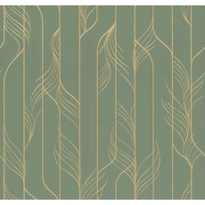 Kép 1/8 - York Zöld-arany glamúr vlies tapéta Elemental Thread Green & Gold 68,58 cm X 8,22 m