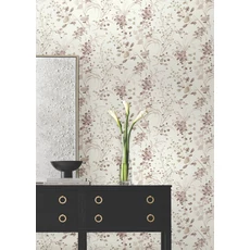 Kép 3/8 - York Modern lila-barna vlies tapéta Spring Whispers Soft Blush 52 cm X 10 m