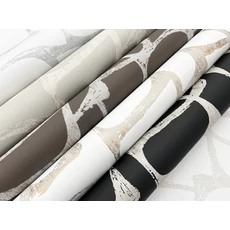 Kép 6/8 - York Elegáns absztrakt fehér-arany vlies tapéta Craftsman Geometric White & Gold 68,58 cm X 8,22 m