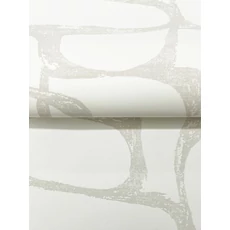 Kép 4/8 - York Elegáns absztrakt fehér-szürke vlies tapéta Craftsman Geometric White & Grey 68,58 cm X 8,22 m