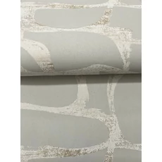 Kép 4/8 - York Elegáns absztrakt szürkésbarna vlies tapéta Craftsman Geometric Taupe 68,58 cm X 8,22 m