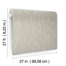 Kép 9/9 - York Modern barna vlies tapéta szaténfénnyel Flowing Dark Taupe 68,58 cm X 8,22 m