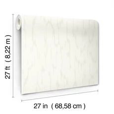 Kép 12/12 - York Modern fehér vlies tapéta Flowing White 68,58 cm X 8,22 m
