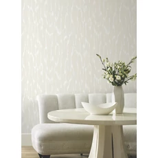 Kép 5/12 - York Modern gyöngyházas fehér vlies tapéta Flowing Pearl 68,58 cm X 8,22 m