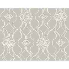 Kép 1/9 - York Elegáns szürke vlies tapéta Pirouette Grey 68,58 cm X 8,22 m
