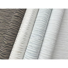 Kép 5/8 - York Modern vonalrajzos gyöngyházas törtfehér vlies tapéta Horizons Pearl 68,58 cm X 8,22 m