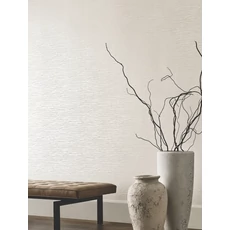 Kép 2/8 - York Modern vonalrajzos gyöngyházas törtfehér vlies tapéta Horizons Pearl 68,58 cm X 8,22 m