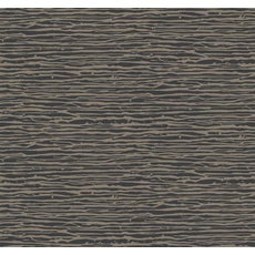 Kép 1/8 - York Modern vonalrajzos fekete-barna vlies tapéta Horizons Charcoal 68,58 cm X 8,22 m